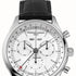 Frederique Constant Classics Quartz Chronograph Triple Calendar FC-296SW5B6 – White Dial, Black Leather Strap