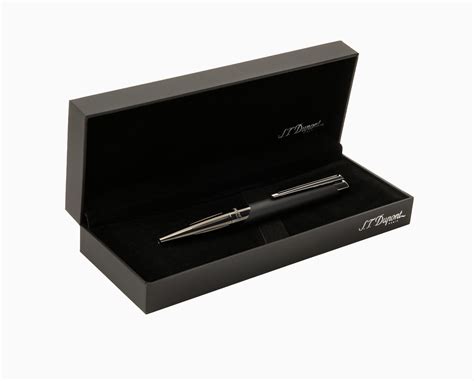 S.T. Dupont Défi Millenium Ballpoint Pen Model 405719 - Gunmetal and Matte Black