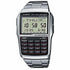 Casio DBC-32D-1ADF Herren-Datenbank-Rechneruhr - Edelstahlarmband