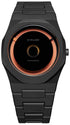 D1 Milano Polycarbon Orange Load PCBJ27 Orologio da uomo - Nero con dettagli in Luminova arancione