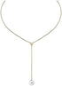 Majorica Classic Necklace 16404.01.1.000.010.1 – 925 Silver, 10mm White Pearl, Gold Plated