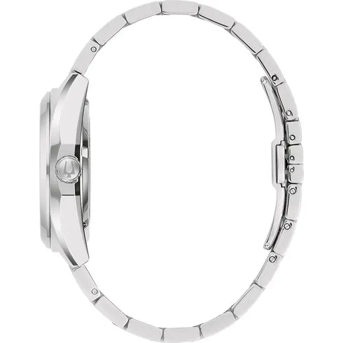 Bulova Surveyor 96B429 Men’s Automatic – Green Dial, Silver Steel 39 mm