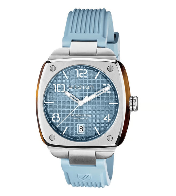 BRISTONBriston 23640.S.T.25.RIB Streamliner Urban Watch – Ice Blue Dial, Auto, 40mmWATCHESEcecile