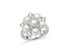 Miluna PLI1717 Women's Silver Ring with Oriente Pearls and White Topaz