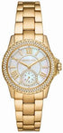 Michael Kors Mini Everest MK7363 Women's Watch - Gold-Tone, Pavé Crystal Bezel