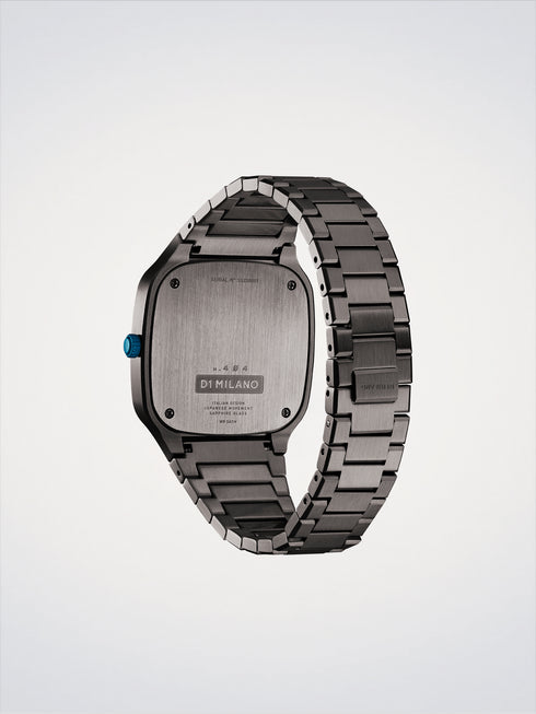 D1 MILANOD1 Milano SQBJ02 Square Titanium Watch – 37mm, Grey Dial, Sapphire CrystalWATCHESEcecile