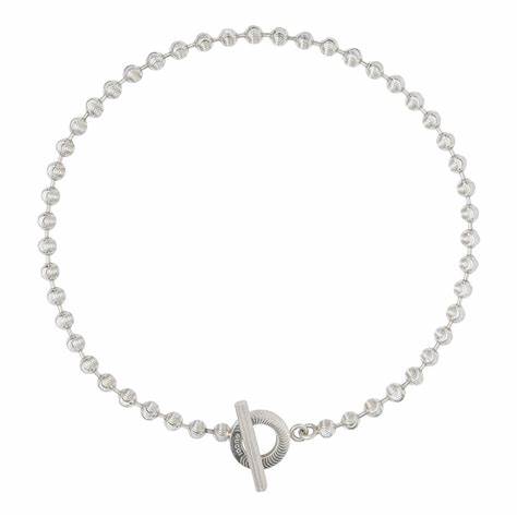 Gucci Boule Sterling Silver Choker Necklace - Model YBB602736001