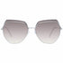 Bally BY0076-D 6116B Occhiali da sole da donna - Montatura argento, lenti sfumate