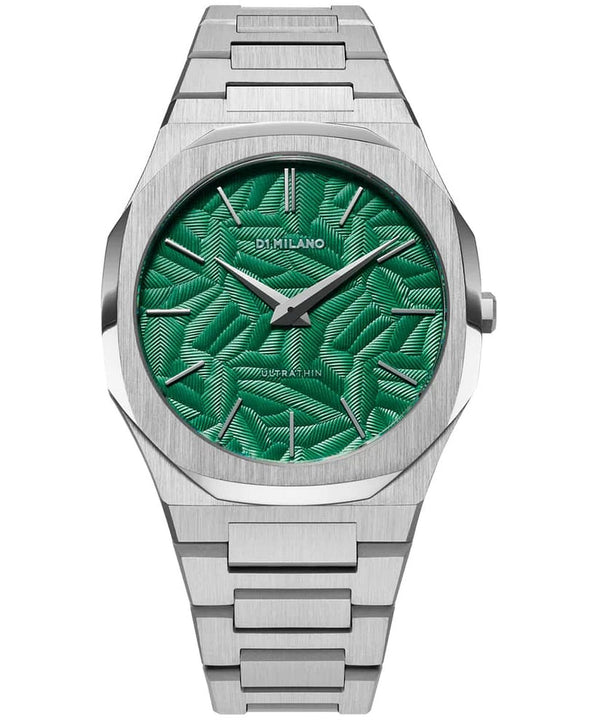 D1 MILANOD1 Milano UTBJ34 Ultra Thin 40mm Watch – Fir Green Dial, Stainless SteelWATCHESEcecile