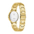 Guess GW0404L4 Women's Gold-Tone Watch – 34mm Blue Dial, Recycled Steel, Roman Numerals