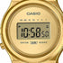 Casio LA700WEG-9AEF Vintage Mini Watch - Gold Dial, Gold Stainless Steel Mesh Band