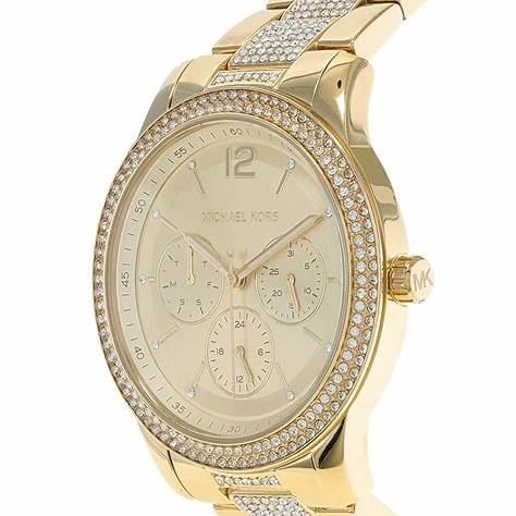 Michael Kors MK7292 Orologio Tibby da donna in acciaio inossidabile con tonalità oro