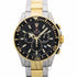 Jaguar Men's Swiss Quartz Chronograph Watch - Model J862/2, Two-Tone Stainless Steel, Black Dial