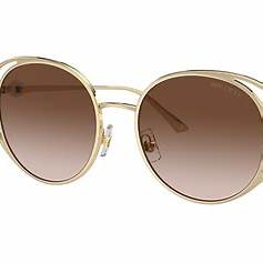 Jimmy Choo JC 4003HB Women's Sunglasses - 53mm, Pale Gold Frame with Brown Gradient Lenses