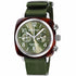 Briston Clubmaster Classic Chronograph 40mm Gold Acetate Olive Green Dial Olive Green NATO Strap 19140.SA.T.26.NOL