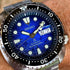 Orologio subacqueo automatico da uomo Seiko Prospex SRPE39K1 "Save The Ocean" Special Edition - Acciaio inossidabile 45 mm, quadrante blu Manta Ray