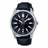 Reloj de hombre Casio MTP-VD02L-1E de cuarzo - Esfera negra, correa de cuero negro