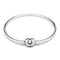 PANDORAPandora Moments 596268 - 17 Sterling Silver Bangle Bracelet with Heart Clasp - 17cmBIJOUXEcecile