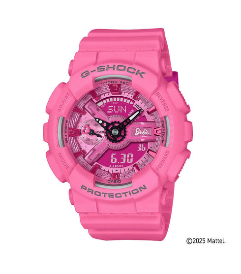 Casio G-Shock GMA-S110BE-4AER Barbie™ Limited Edition Women's Watch – Pink Resin,