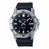 Casio MTP-VD01-1EVUDF Men's Analog Watch - Black Resin Band, Black Dial