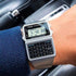 Reloj Digital para Hombre Casio DBC-611-1DF - Calculadora, Banco de Datos, Correa de Acero Inoxidable