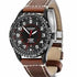 Victorinox Airboss Mechanical Men's Watch V241886 – Black Dial, Brown Leather Strap