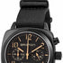 Briston Clubmaster Classic Chronograph 40mm Black PVD Steel Watch 13140.PBAM.B.4.NB