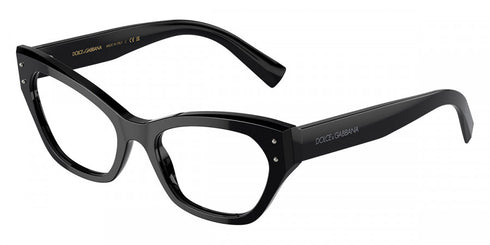Dolce & Gabbana DG 3385 501 Occhiali da vista da donna - Montatura a occhi di gatto nera