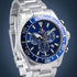 Jaguar Men's Swiss Quartz Chronograph Watch - Model J861/2, Stainless Steel Case, Blue Dial, Sapphire Crystal