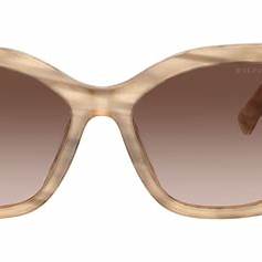 Ralph Lauren The Isabel RL8216U 6106/13 Occhiali da sole da donna - Montatura Oyster marrone, lenti sfumate marroni