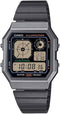 CASIO & VINTAGECasio Vintage A130WEGG - 1AEF Men's Digital Watch - Black Resin Case, Multicolored DialWATCHESEcecile