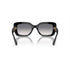 Occhiali da sole Ralph Lauren The Nikki RL 8217U - Montatura nera con lenti viola sfumate