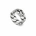 Gucci Interlocking G Sterling Silver 8mm Ring - Size 6