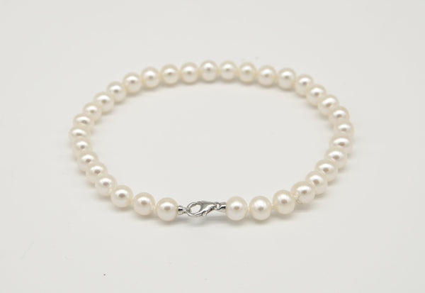 Miluna 1MPE555_17NL583 Bracciale - Oro bianco 18 carati e perle bianche