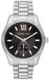 Michael Kors MK9105 Orologio cronografo Runway da uomo in acciaio inossidabile color argento