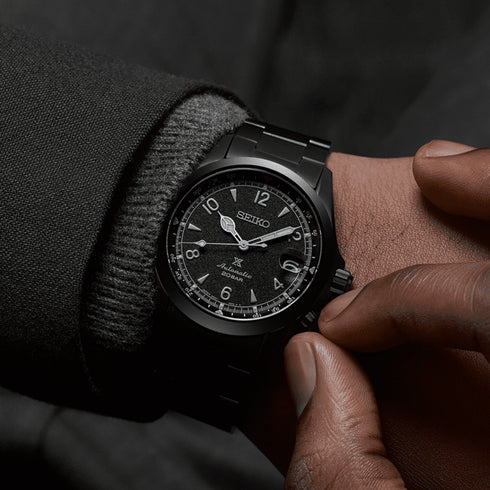 Seiko Prospex SPB337J1 'Black Series Night' Alpinist Edición Limitada - Acero inoxidable, Esfera negra
