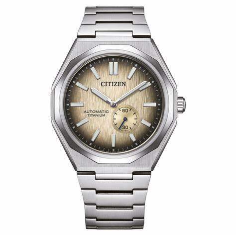 CITIZENCitizen Zenshin 60 NK5020 - 58P Auto Watch – Ivory Dial, Super Titanium CaseWATCHESEcecile