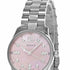 Gucci G-Timeless 29mm YA1265062 Women's Watch – Pink Mother of Pearl Dial, Diamond Markers, Stainless Steel Bracelet