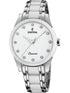 Festina F20499/1 Women's Quartz Watch - White Dial, Ceramic & Steel Bracelet