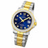 Jaguar Women's Swiss Quartz Watch - Model J893/2, Two-Tone Stainless Steel, Blue Dial, Crystal Accents