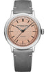 Orologio automatico Raymond Weil Millesime 39,5 mm - Quadrante salmone, cinturino in pelle grigio