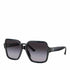 Jimmy Choo JC 5005 Occhiali da sole da donna - 55 mm, montatura nera con lenti sfumate grigie