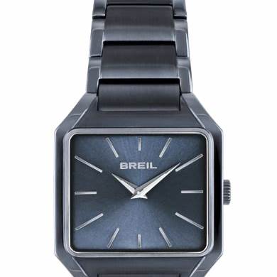 Breil The B TW1985 Unisex Quartz Watch - Blue Dial, Reflex Blue IP Stainless Steel Bracelet