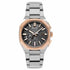 Seiko Astron SSJ014J1 GPS Solar Men's Watch - Black Dial, Rose Gold-Tone Bezel, Titanium Bracelet