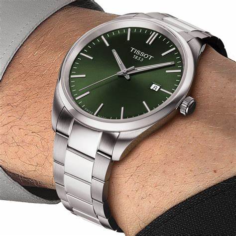 Tissot PR 100 Quartz T150.410.11.091.00 – Green Dial, Stainless Steel Bracelet