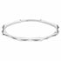 Gucci Link to Love 18ct White Gold Studded Bangle - 4mm Band Width