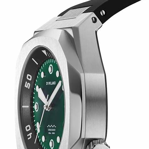 D1 MILANOD1 Milano Subacqueo DVRJ03 - 43.5mm Stainless Steel, Deep Green Dial, Automatic Diver's WatchWATCHESEcecile