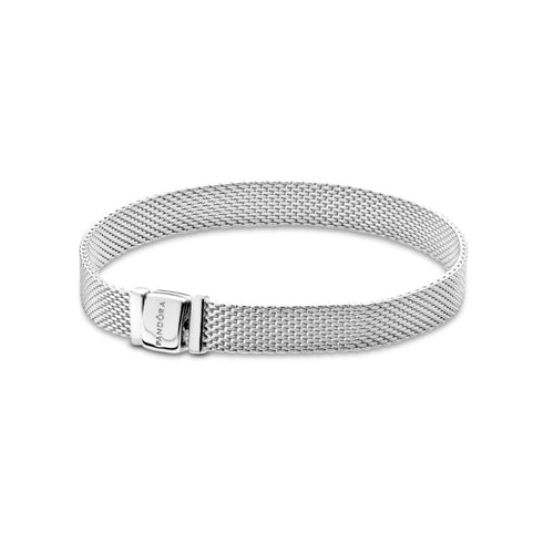 PANDORAPandora 597712 - 17 Reflexions Mesh Bracelet – Sterling Silver, 17cm, Modern DesignBIJOUXEcecile