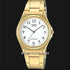 Casio LTP-1130N-7BRDF Damen Goldfarbene Analoguhr – Weißes Zifferblatt