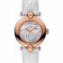 Tissot T-Gold T9182107611601 Women's Watch – 18K Rose Gold Case, Mother-of-Pearl Dial, White Leather Strap